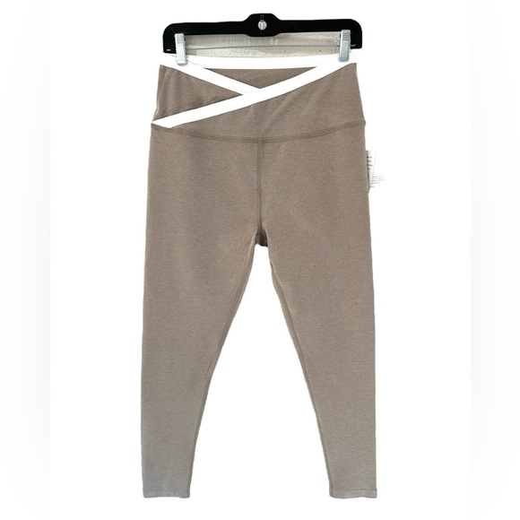 Beyond Yoga women’s Outlines leggings XL birch taupe white high waist NWT - Picture 1 of 8